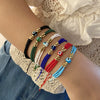 Bead Woven Bracelet Rice Beads Jewelry Bohemian Design