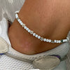 Beaded Anklet Geometric Style Women's Colorful Beads Bohemian Simple