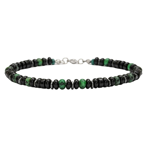 Beaded Anklet Titanium Steel Geometric Pattern Summer Beach Style Women's