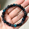Beaded Bracelet Malachite Black Gallstone Tiger Eye Stone Volcanic Stone Handmade Fashion Geometric Unisex