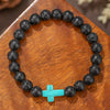 Beaded Bracelet Stone Geometric Manual Unisex Jewelry