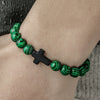 Beaded Bracelet Stone Geometric Manual Unisex Jewelry