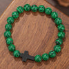 Beaded Bracelet Stone Geometric Manual Unisex Jewelry