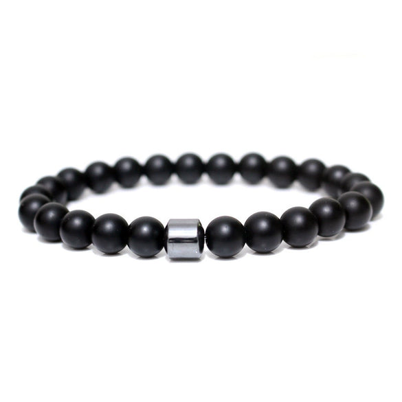 Beaded Bracelet Stone Handmade Unisex Geometric