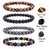 Beaded Bracelet Stone Handmade Unisex Geometric