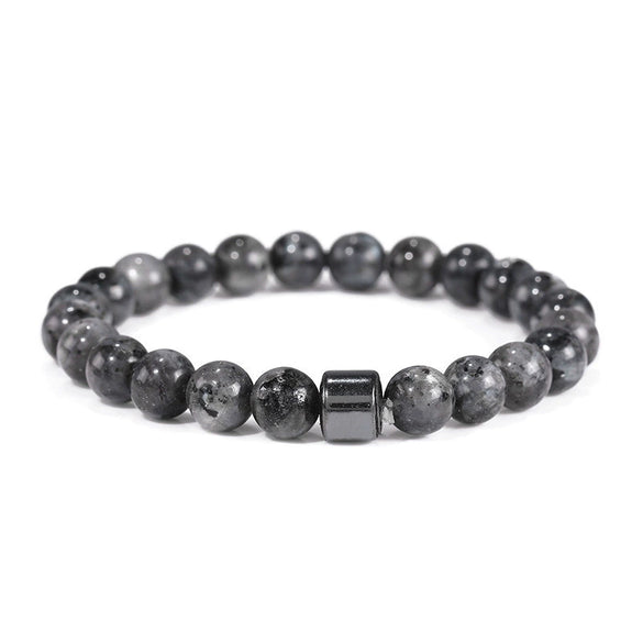 Beaded Bracelet Stone Handmade Unisex Geometric