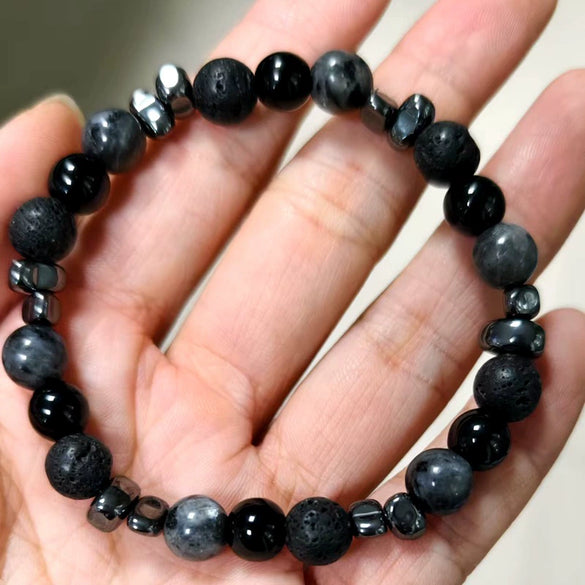Beaded Bracelet Stone Handmade Unisex Geometric