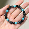 Beaded Bracelet Stone Handmade Unisex Geometric