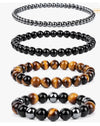 Beaded Bracelet Stone Handmade Unisex Geometric