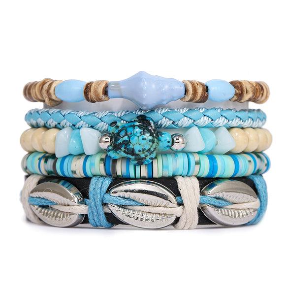 Beaded Bracelets Wood Zinc Alloy Natural Stone Geometric Electroplating Unisex