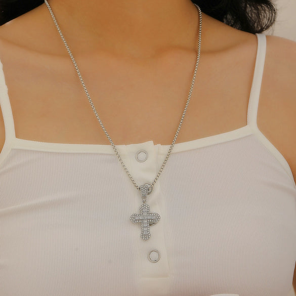 Beaded Clavicle Chain Necklace Alloy Material Dark Gothic Style Multilayered Abi Tassel Pearl Electroplated