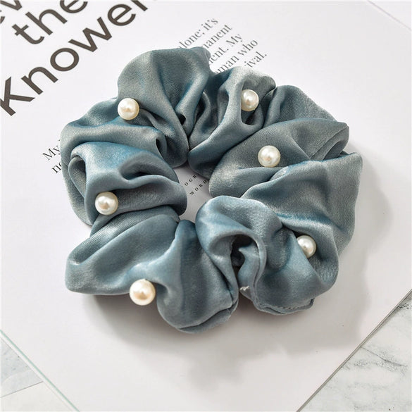 Beaded Cloth Hair Ring Women's High Elasticity Seiko Head Accessories