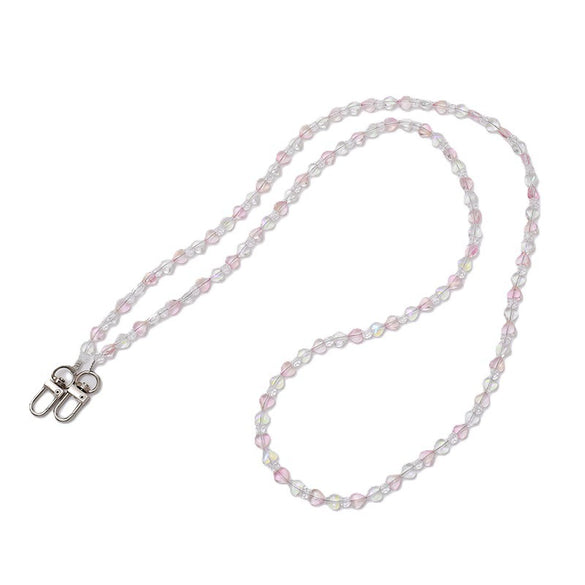 Beaded Crossbody Chain Bag Hanging Accessories Mobile Phone Case Keychain Pendant Mobile Phone Lanyard With Love Water Drops Bell Patterns Semimanual For Women
