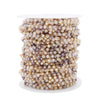 Beaded Crystal Chain Jewelry Accessories Mobile Phone Accessories Stainless Steel 18K Plated Handmade Bracelet Chain