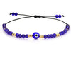 Beaded Crystal Glass Hand Woven Evil Devil Eye Unisex Bracelet
