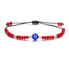 Beaded Crystal Glass Hand Woven Evil Devil Eye Unisex Bracelet