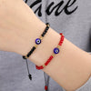 Beaded Crystal Glass Hand Woven Evil Devil Eye Unisex Bracelet
