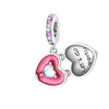 Beaded Hanging Ornament Jewelry Accessories Bracelet Silver Plated With Dripping Oil Design
