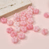 Beaded Jewelry Material Fritillaria Electroplating Peach Blossom Anemone Style Bracelet Necklace Earrings Diy Handmade