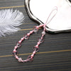 Beaded Mobile Phone Chain Lanyard Key Chain Pendant Handmade With Heart Pattern