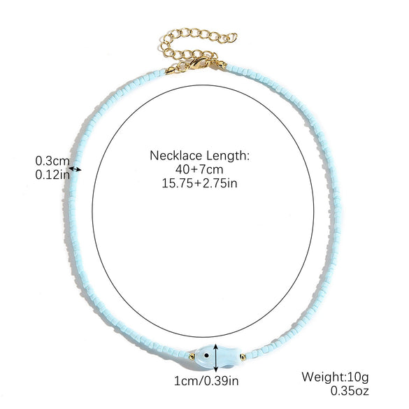 Beaded Necklace Clavicle Chain Imitation Pearl Alloy Heart Flowers Geometric Design Diamond Style For Women