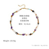 Beaded Necklace For Women Colorful Light Luxury Niche Bohemian Style Nonfading