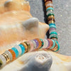 Beaded Necklace Natural Stone Stainless Steel Geometric Handmade Bohemian Light Luxury Clavicle Chain Unisex