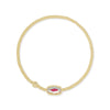 Beaded Resin Love Stretch Bracelet With Heart Shape For Women