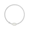 Beaded Resin Love Stretch Bracelet With Heart Shape For Women