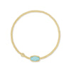 Beaded Resin Love Stretch Bracelet With Heart Shape For Women