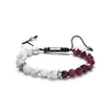 Beaded Woven Bracelet Tiger Eye Stone Black Agate Geometric Handmade For Men And Women