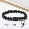 Beads Elastic Bracelet Synthetic Stone Geometric Twelve Constellations Handmade Unisex