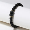Beads Elastic Bracelet Synthetic Stone Geometric Twelve Constellations Handmade Unisex