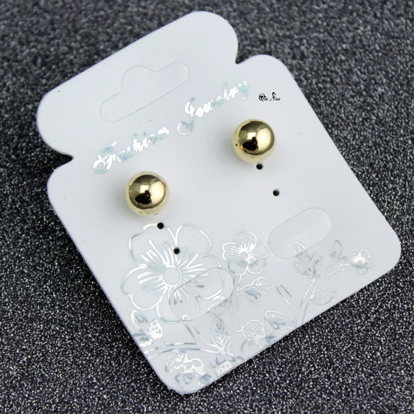 Beanie Earrings Alloy Imitation Platinum Dropshaped Electroplating