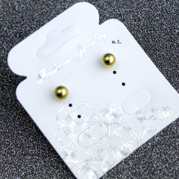 Beanie Earrings Alloy Imitation Platinum Dropshaped Electroplating