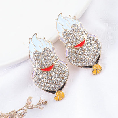 55622 Beautiful Creative Cartoon Funny Personalized Earrings Halloween Ghost Festival Earrings