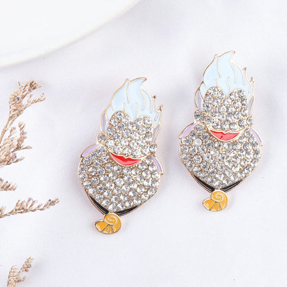 55622 Beautiful Creative Cartoon Funny Personalized Earrings Halloween Ghost Festival Earrings