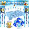 Beer Festival Party Decorations With Round Latex Balloons And Flag Banner Celebration Supplies Set