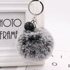 Bell Fur Ball Plush Keychain Pendant For Wholesale