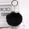 Bell Fur Ball Plush Keychain Pendant For Wholesale