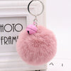 Bell Fur Ball Plush Keychain Pendant For Wholesale
