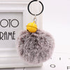 Bell Fur Ball Plush Keychain Pendant For Wholesale
