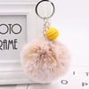 Bell Fur Ball Plush Keychain Pendant For Wholesale