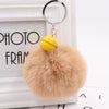 Bell Fur Ball Plush Keychain Pendant For Wholesale