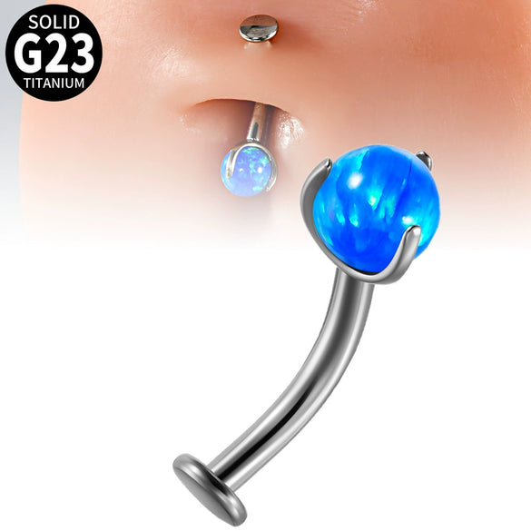 Belly Button Ring And Eyebrow Nail G23 Titanium Alloy Ushaped Human Body Puncture Jewelry Unisex Fashion