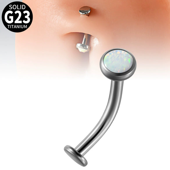 Belly Button Ring And Eyebrow Nail G23 Titanium Alloy Ushaped Human Body Puncture Jewelry Unisex Fashion