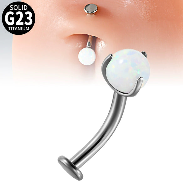 Belly Button Ring And Eyebrow Nail G23 Titanium Alloy Ushaped Human Body Puncture Jewelry Unisex Fashion