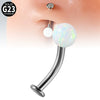 Belly Button Ring And Eyebrow Nail G23 Titanium Alloy Ushaped Human Body Puncture Jewelry Unisex Fashion
