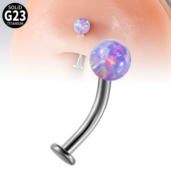 Belly Button Ring And Eyebrow Nail G23 Titanium Alloy Ushaped Human Body Puncture Jewelry Unisex Fashion