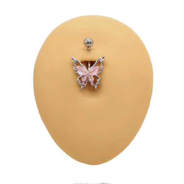 Belly Button Ring Titanium Alloy Heart Style Unisex